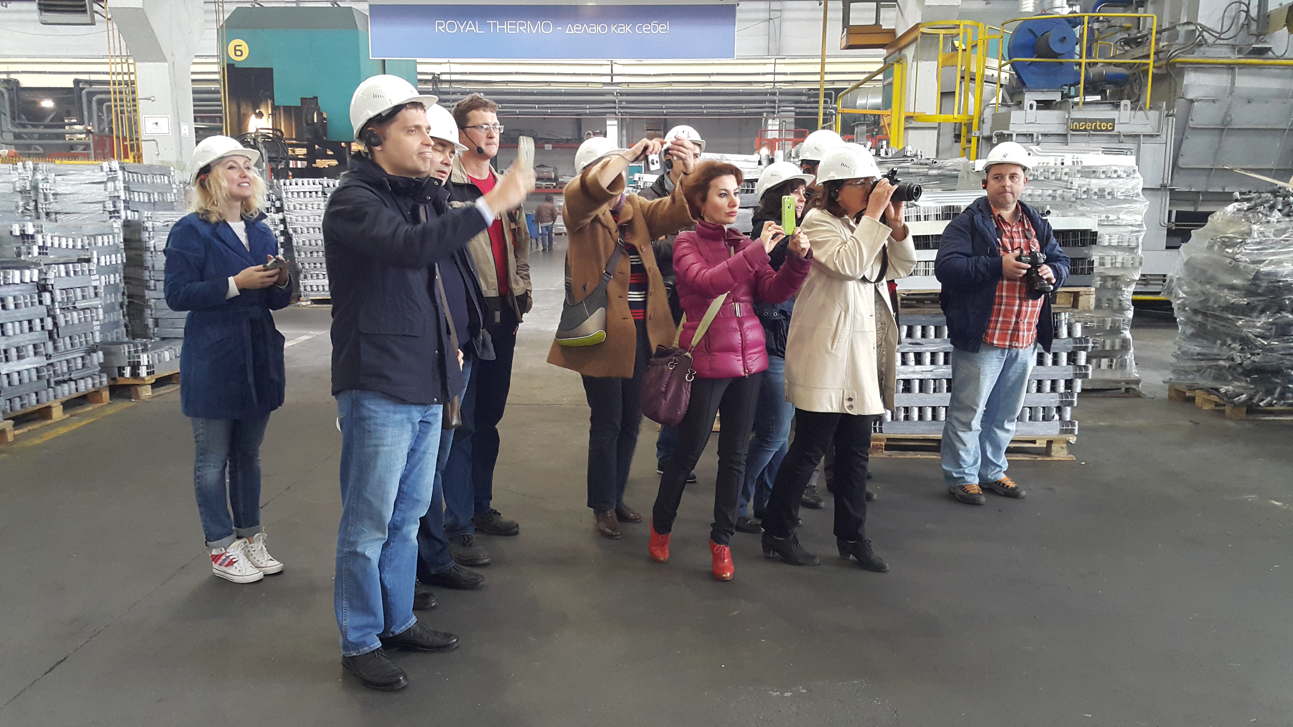 Журналисты посетили крупнейший в Европе завод по производству радиаторов отопления Royal Thermo